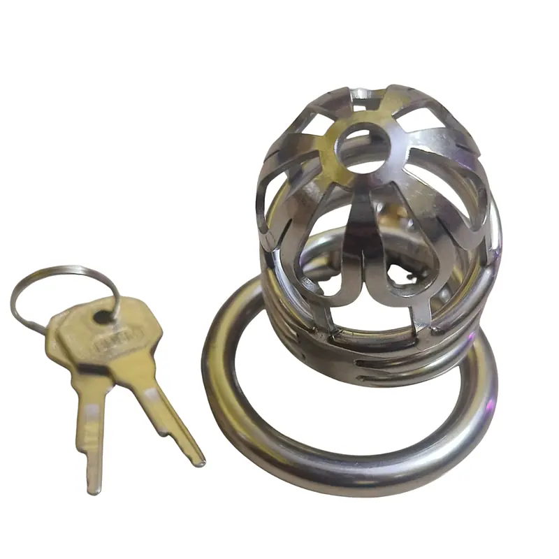My Pleasure Bird Lock Metal Chastity Cage - Master