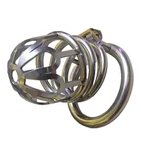 My Pleasure Bird Lock Metal Chastity Cage - Master