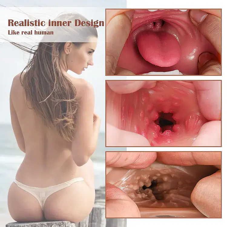 My Pleasure  3 In 1 Realistic Double Ended Pocket Pussy - Master