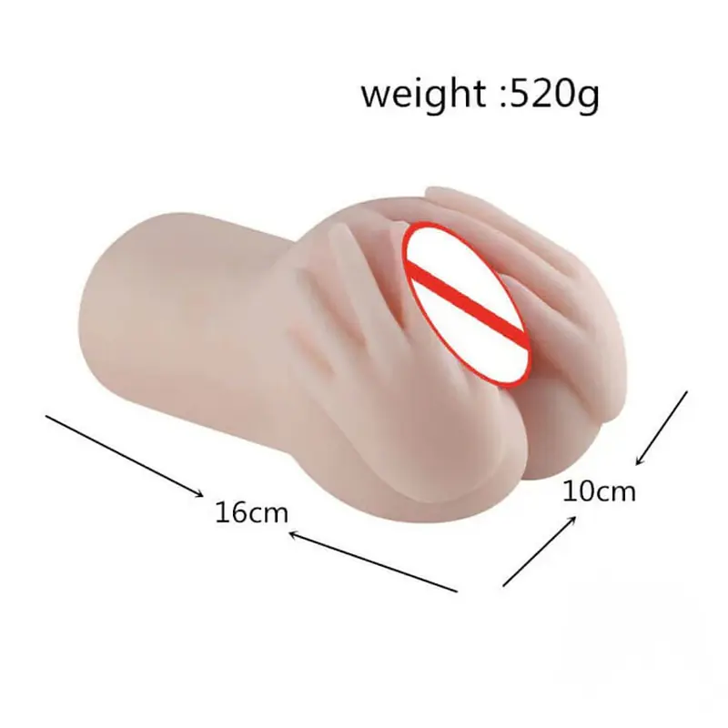 Finger Hand Realistic Textured Pocket Masturbator - Master
