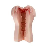 Finger Hand Realistic Textured Pocket Masturbator - Master