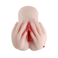 Finger Hand Realistic Textured Pocket Masturbator - Master