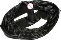 Black Wearable Panty with Built-In Dildo - Master