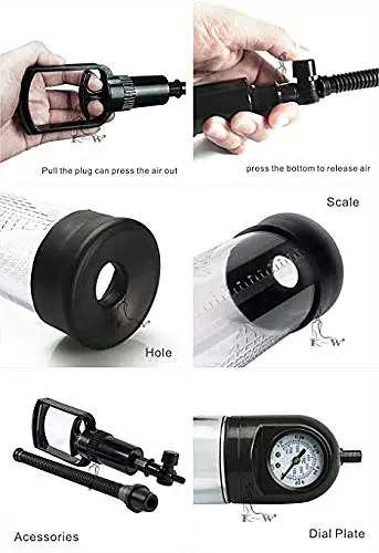 Titan Grow Meter Gauge Vacuum Penis Enlargement System For Men - Master