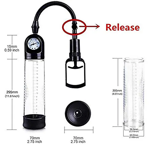 Titan Grow Meter Gauge Vacuum Penis Enlargement System For Men - Master