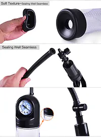 Titan Grow Meter Gauge Vacuum Penis Enlargement System For Men - Master