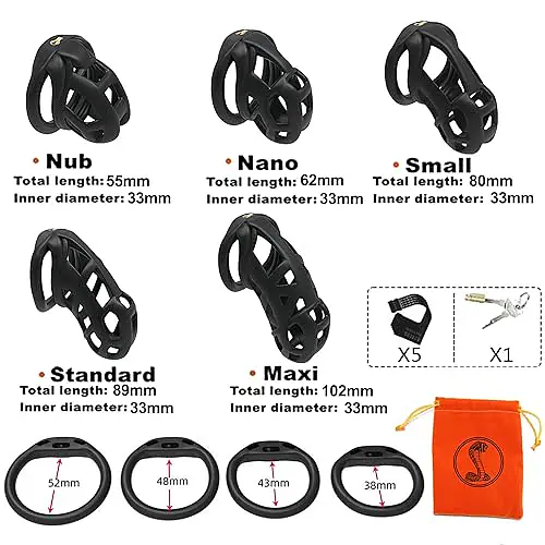 Cobra Chastity Cage For Men - Master