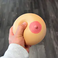 My Pleasure Squishy Nipple Boobs Ball for Stress Relief and Fun (8 cm) - Master
