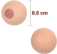 My Pleasure Squishy Nipple Boobs Ball for Stress Relief and Fun (8 cm) - Master