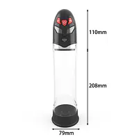 Smart Electric Vacuum Penis Enlarger Pump with 4 Suction Modes & LED Pressure Indicator - Master
