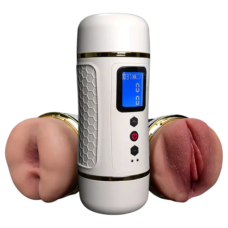 My Pleasure Real Feel Dual Entry Sensation Automatic Masturbator - Master