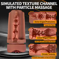 Air Pulse Automatic Masturbator for Men with 5 Suction Levels & 9 Vibration Modes - Master