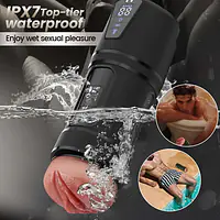 My Pleasure Automatic Electric Masturbator for Men with 10 Vibrations & 5 Suction Modes - Master