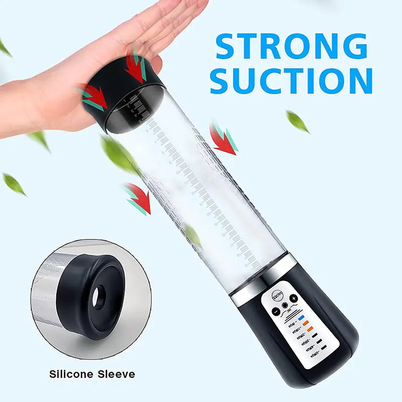 My Pleasure Power UP Electric Penis Pump USB Rechargeable Vacuum Enlarger for Men - Master