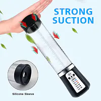 My Pleasure Power UP Electric Penis Pump USB Rechargeable Vacuum Enlarger for Men - Master
