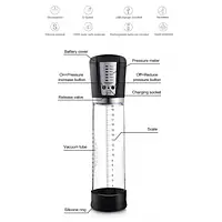 My Pleasure Power UP Electric Penis Pump USB Rechargeable Vacuum Enlarger for Men - Master