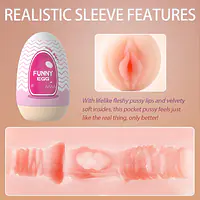 My Pleasure FlexEgg compact Pocket Stroker - Master