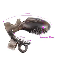 My Pleasure Dot Touch Finger Vibrator With Clit Stimulation - Master