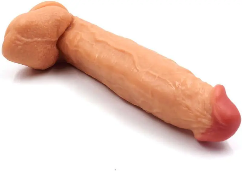 Pleasure Max 12 Inch Realistic Dildo - Colour: Skin