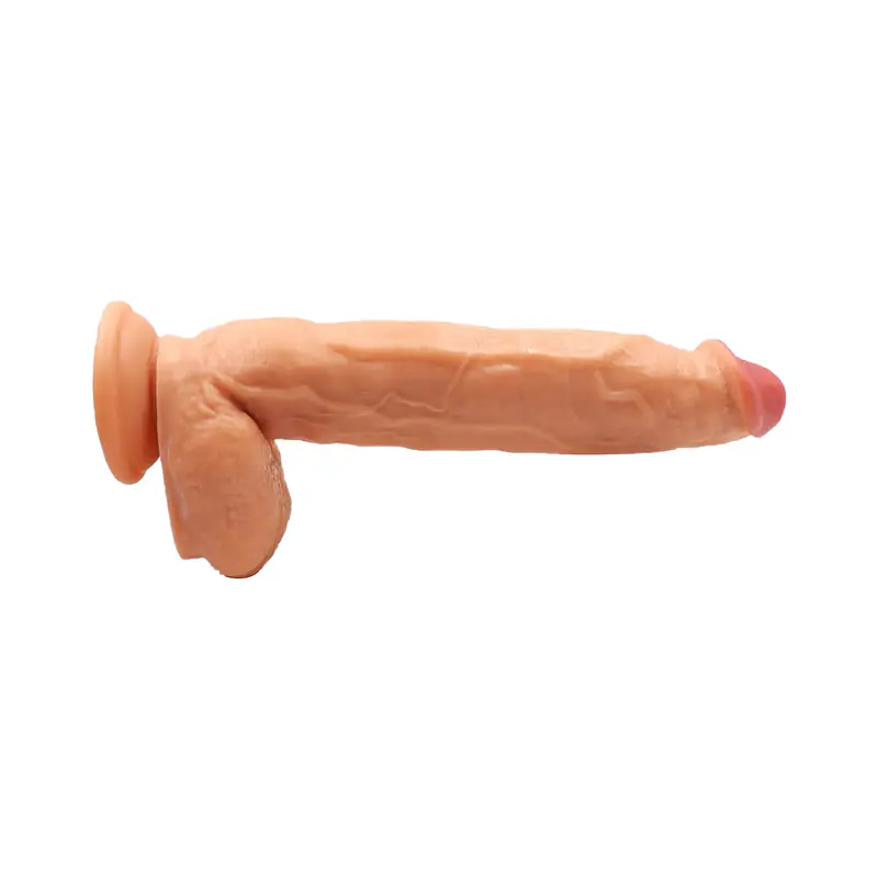 Pleasure Max 12 Inch Realistic Dildo - Colour: Skin