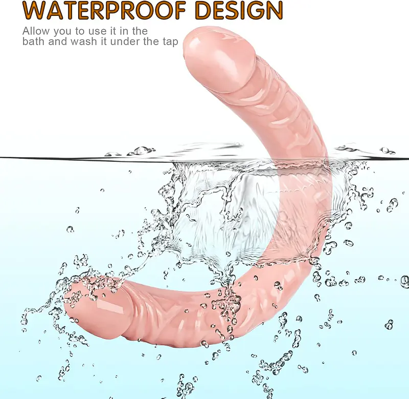 12 Inch Realistic Double Ended Flexible Dildo with Veins - Master