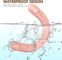 12 Inch Realistic Double Ended Flexible Dildo with Veins - Master