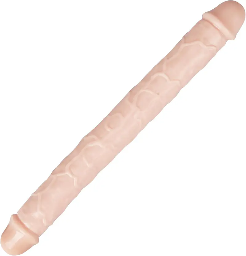 12 Inch Realistic Double Ended Flexible Dildo with Veins - Master