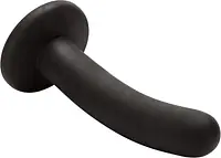Black Silicone Butt Plug with Suction Cup Base - Master
