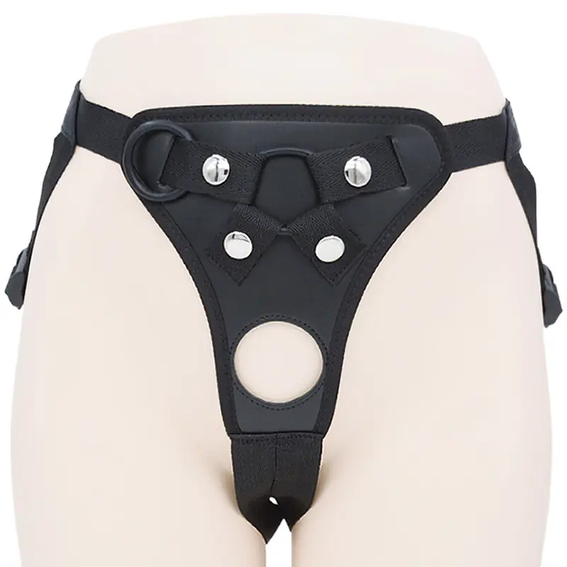 MyPleasure Adjustable Lesbian Strap-On Harness Belt with Secure O-Ring - Master