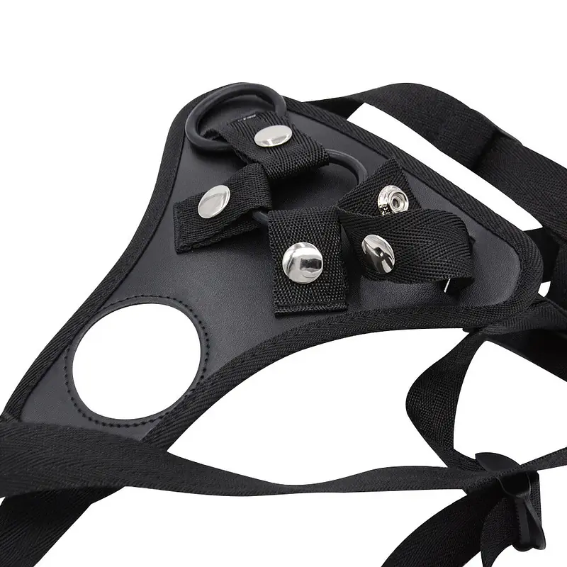 MyPleasure Adjustable Lesbian Strap-On Harness Belt with Secure O-Ring - Master