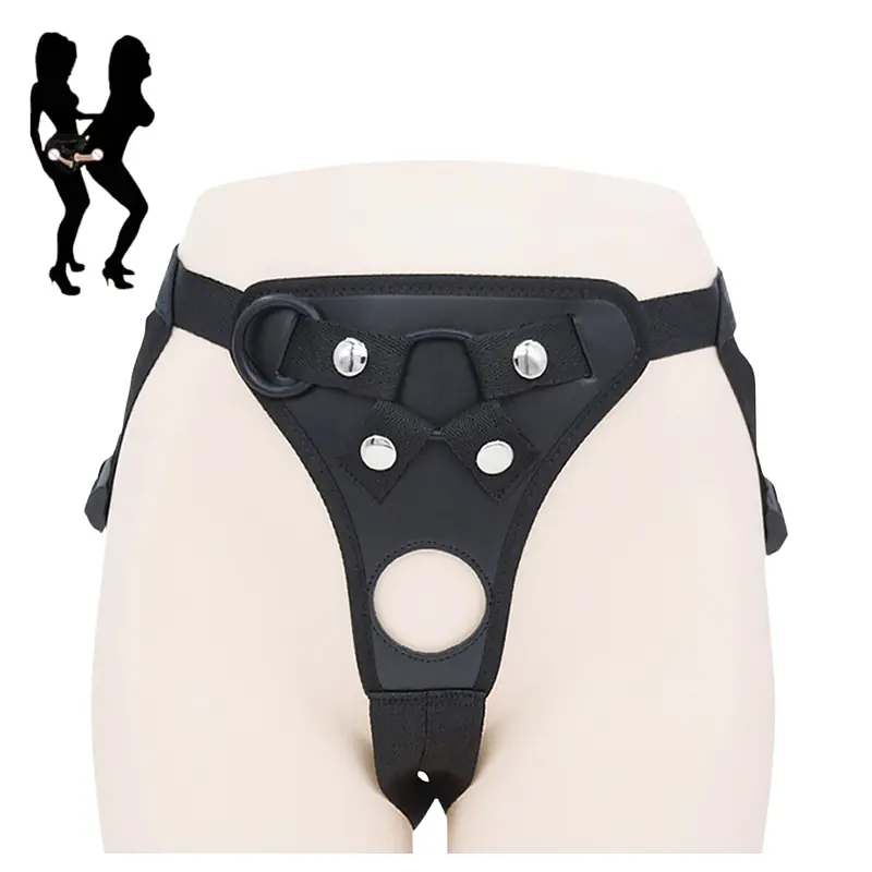 MyPleasure Adjustable Lesbian Strap-On Harness Belt with Secure O-Ring - Master