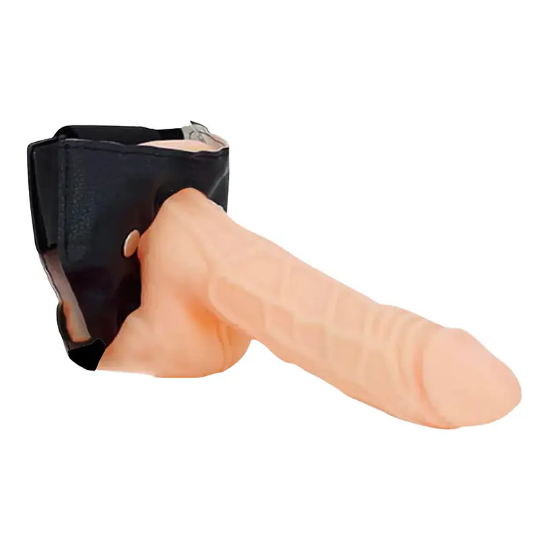 MyPleasure Adjustable Hollow Strap-On Dildo with Adjustable Harness Belt - Master