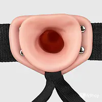 MyPleasure Adjustable Hollow Strap-On Dildo with Adjustable Harness Belt - Master