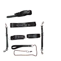 Premium Unisex 8-Piece Adjustable Body Harness Set with Collar, Leash & Innerwear - Master