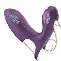 Pulse Touch Wearable Finger Vibrator With G-Spot & Clitoral Stimulatort and 10 Vibration Modes - Master