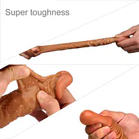 TitanX 8 Inch Penis Extender Sleeve with Realistic Texture - Master
