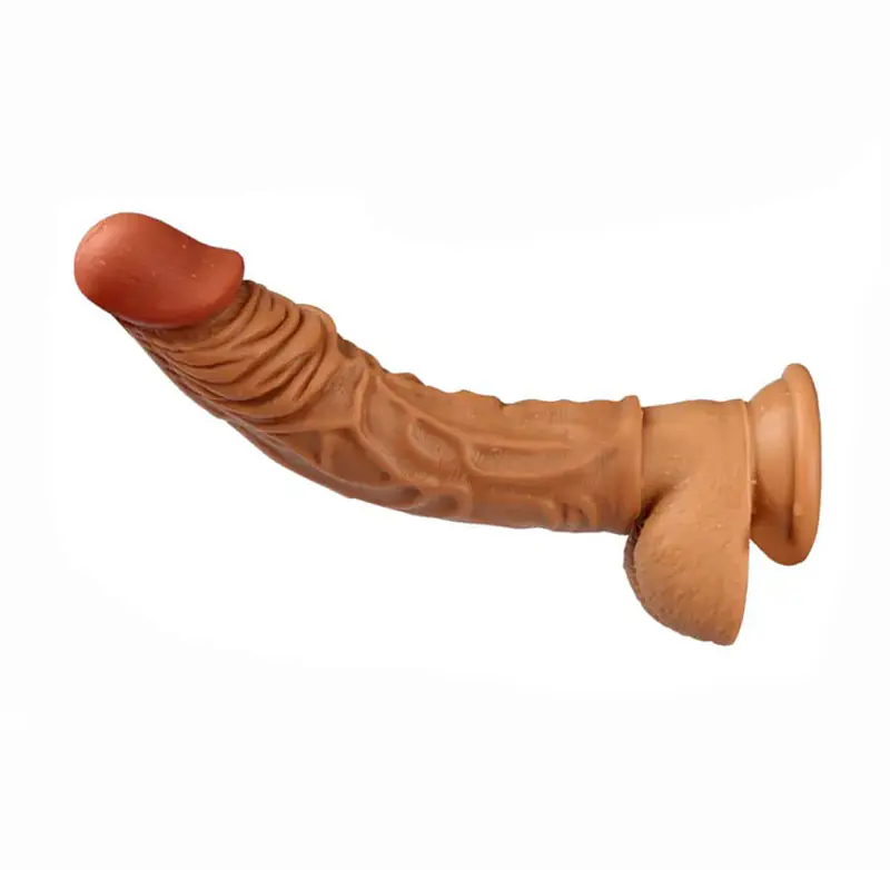 TitanX 8 Inch Penis Extender Sleeve with Realistic Texture - Master