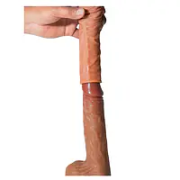 TitanX 8 Inch Penis Extender Sleeve with Realistic Texture - Master