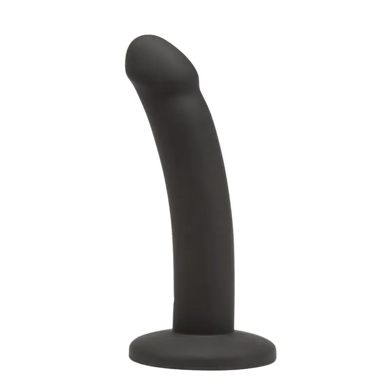 Black Silicone Butt Plug with Suction Cup Base - Master