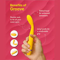 MyPleasure Groove G-Spot Vibrator for Women | 10 Vibrating Modes - Master