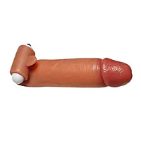 MyPleasure Real Touch Vibrating Penis Extender Sleeve - Master