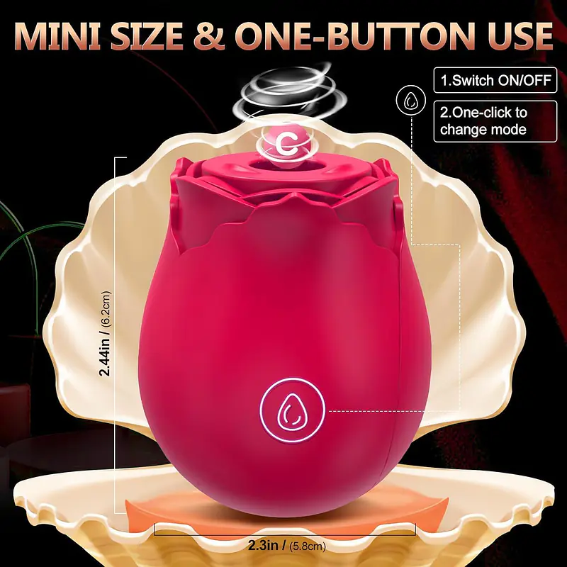 Rose Nipple and Clitoris Sucker With Wireless Charging - Master