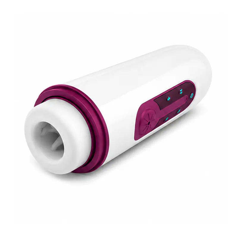 Stretch Pro Heat Automatic Thrusting & Sucking Masturbator with 12 Modes & Voice - Master