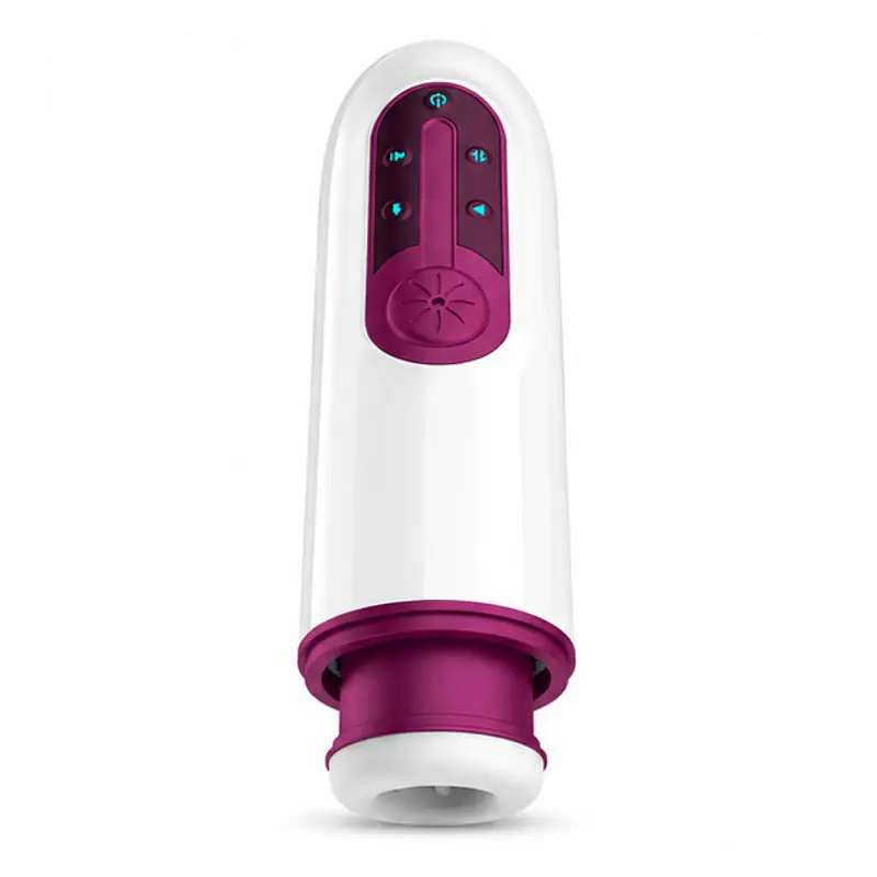 Stretch Pro Heat Automatic Thrusting & Sucking Masturbator with 12 Modes & Voice - Master