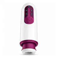 Stretch Pro Heat Automatic Thrusting & Sucking Masturbator with 12 Modes & Voice - Master