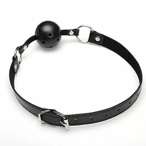 Adjustable Plastic Ball Gag with Strap Assorted Colours Red, Black & Pink - Master