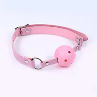Adjustable Plastic Ball Gag with Strap Assorted Colours Red, Black & Pink - Master