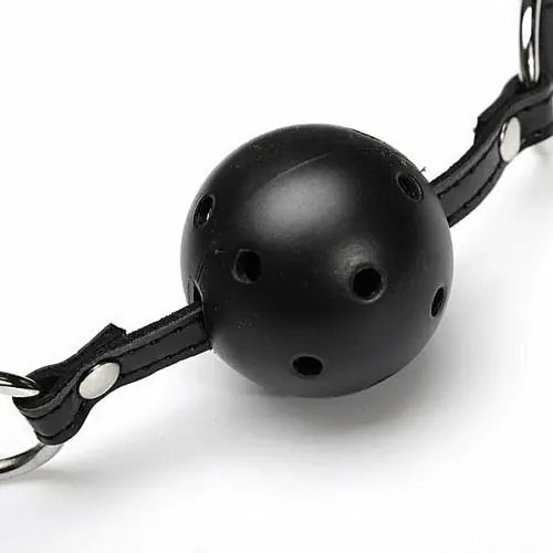 Adjustable Plastic Ball Gag with Strap Assorted Colours Red, Black & Pink - Master