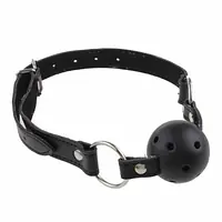 Adjustable Plastic Ball Gag with Strap Assorted Colours Red, Black & Pink - Master