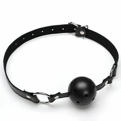 Adjustable Plastic Ball Gag with Strap Assorted Colours Red, Black & Pink - Master